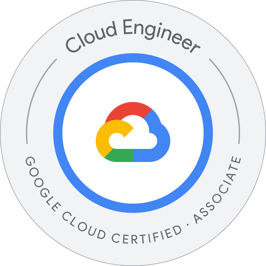 Google Cloud Certified — Associate Cloud Engineer badge